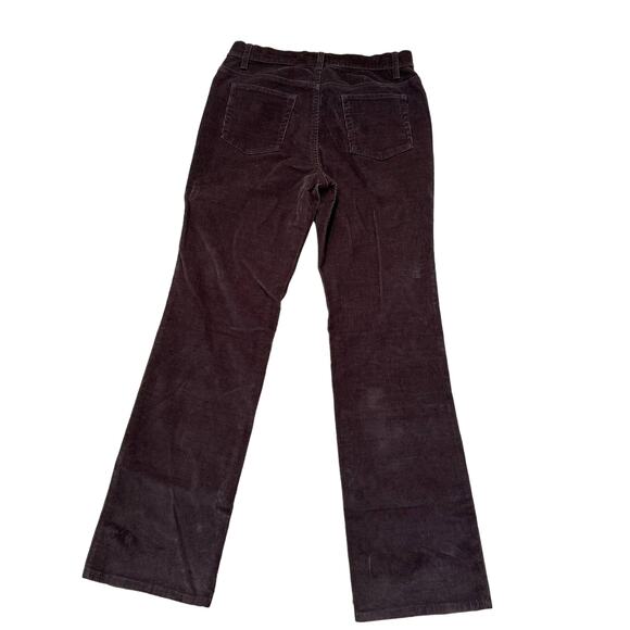 Sonoma Brown Corduroy Wide Leg Trouser Pants Women’s Size 6 - Picture 2 of 9